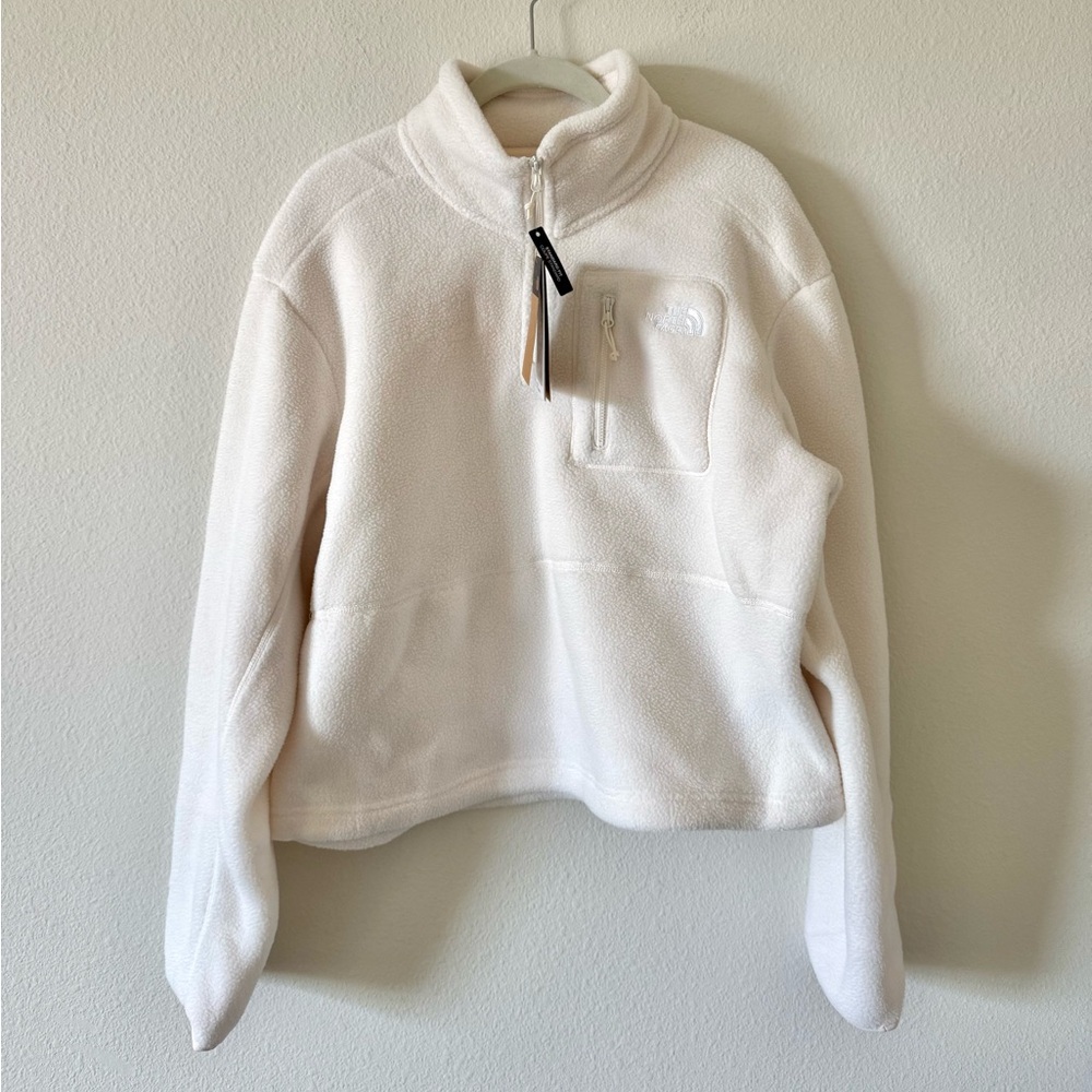 NWT North Face womens 1/4 zip Yumiori pullover Large